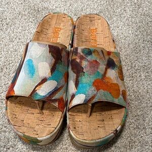 Colorful Cork Born cork Sandals NEW